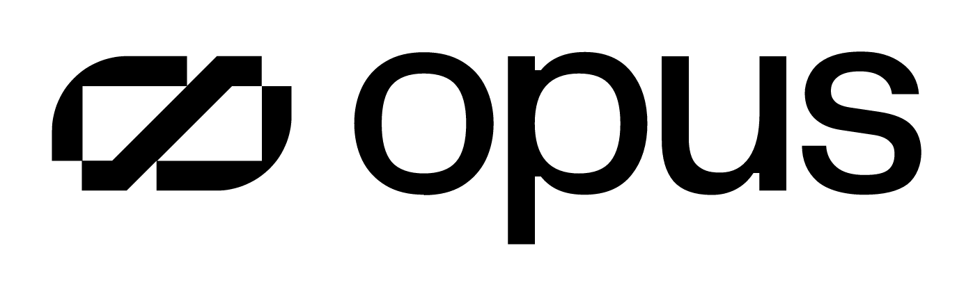 Opus wordmark, black